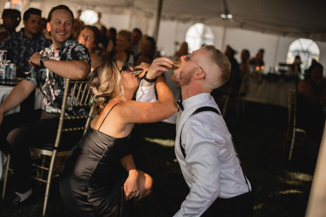 bridal party reception entrances