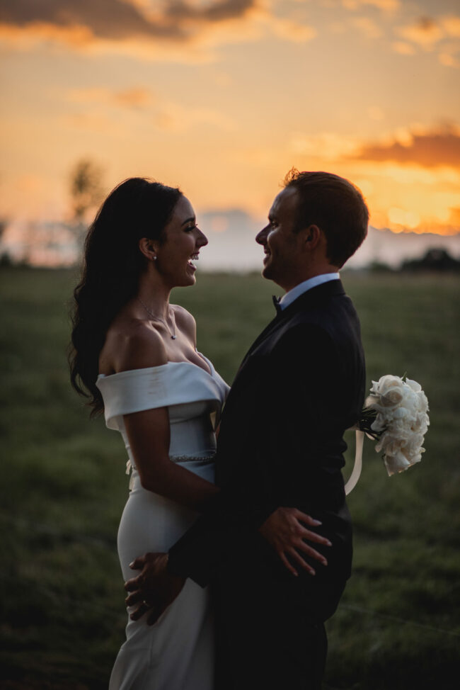 sunset wedding photoshot
