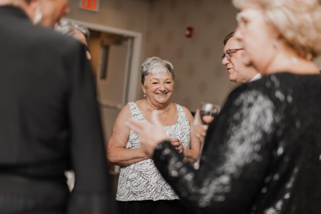 reception decor details