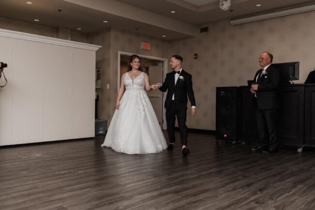 bride and groom's first dance