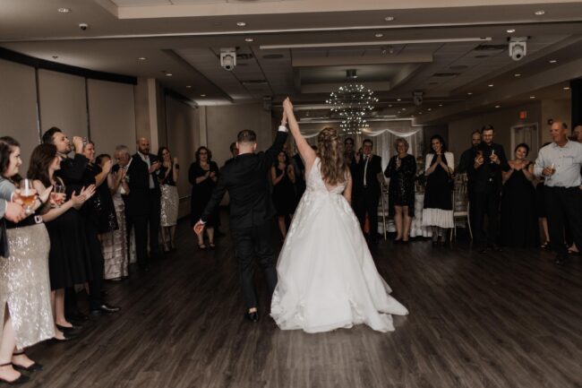 bride and groom's first dance