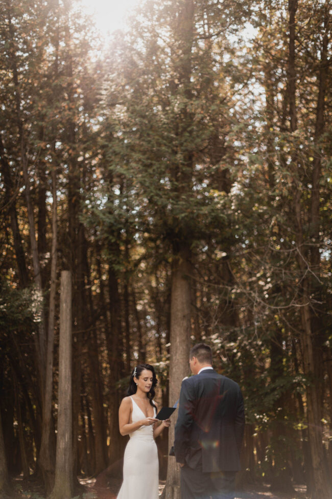 elora mill autumn wedding