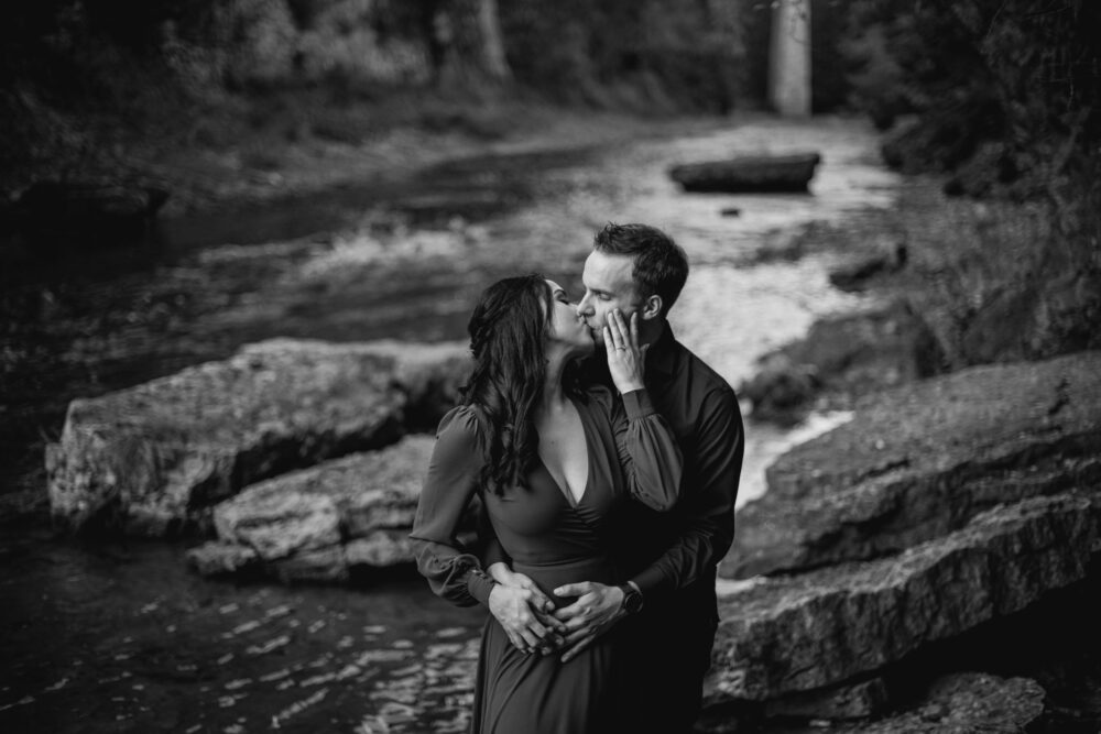 Elora gorge ontario Engagement Photography
