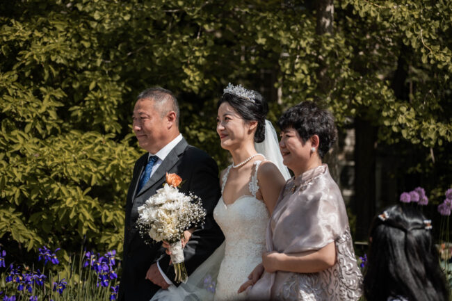 beryl ivey garden wedding ceremony