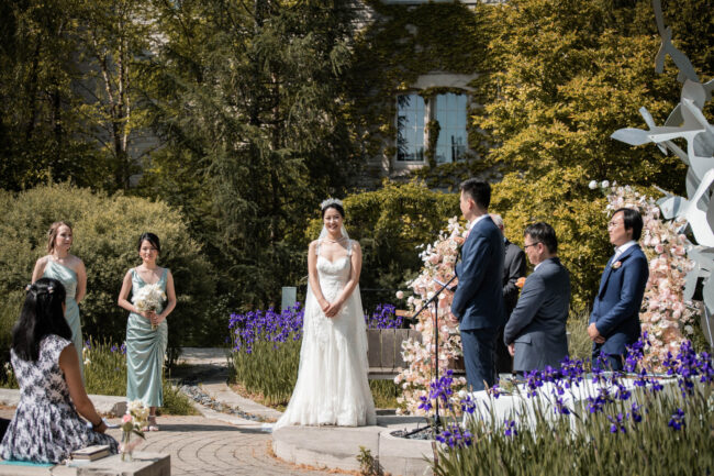 beryl ivey garden wedding ceremony