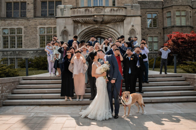 university college building western university wedding photography