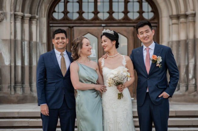 university college building western university wedding photography