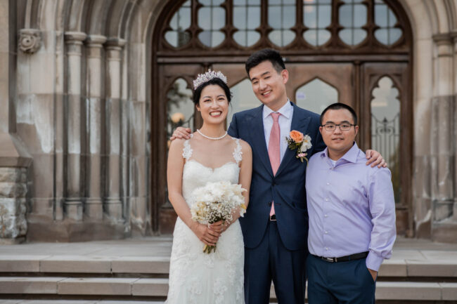 university college building western university wedding photography