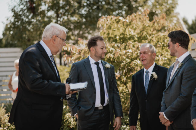 outdoor wedding ceremony whistle bear golf club kitchner
