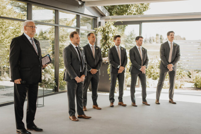 outdoor wedding ceremony whistle bear golf club kitchner