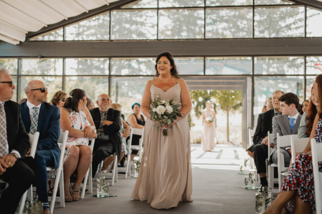 outdoor wedding ceremony whistle bear golf club kitchner