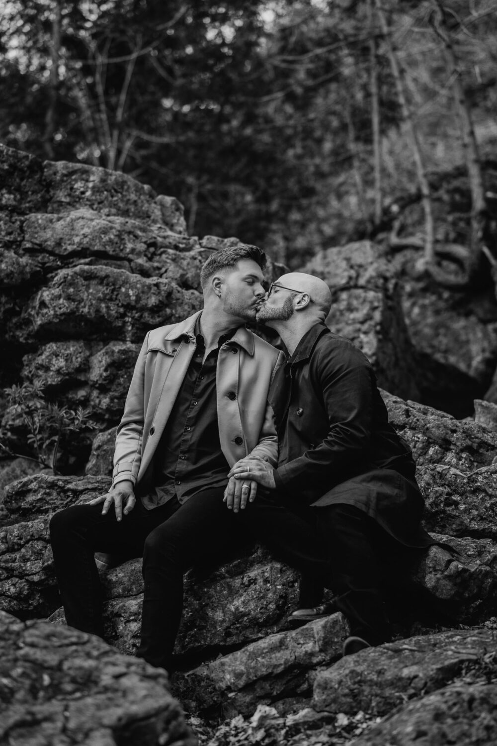 elora gorge engagement wedding photography