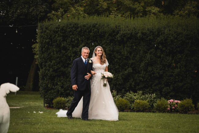 wedding ceremony at canadian forces college north york