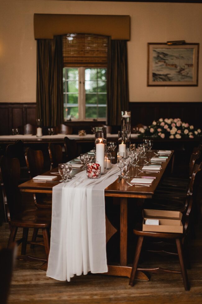 canadian forces college wedding reception