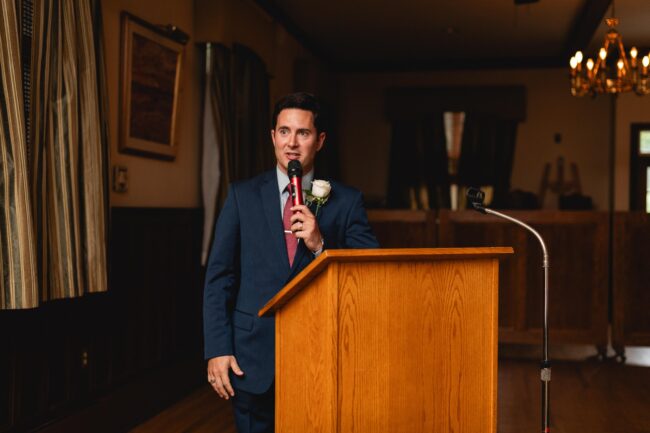 wedding reception speeches at canadian forces college toronto