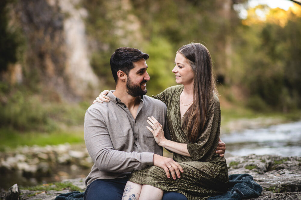 elora gorge wedding engagement photography