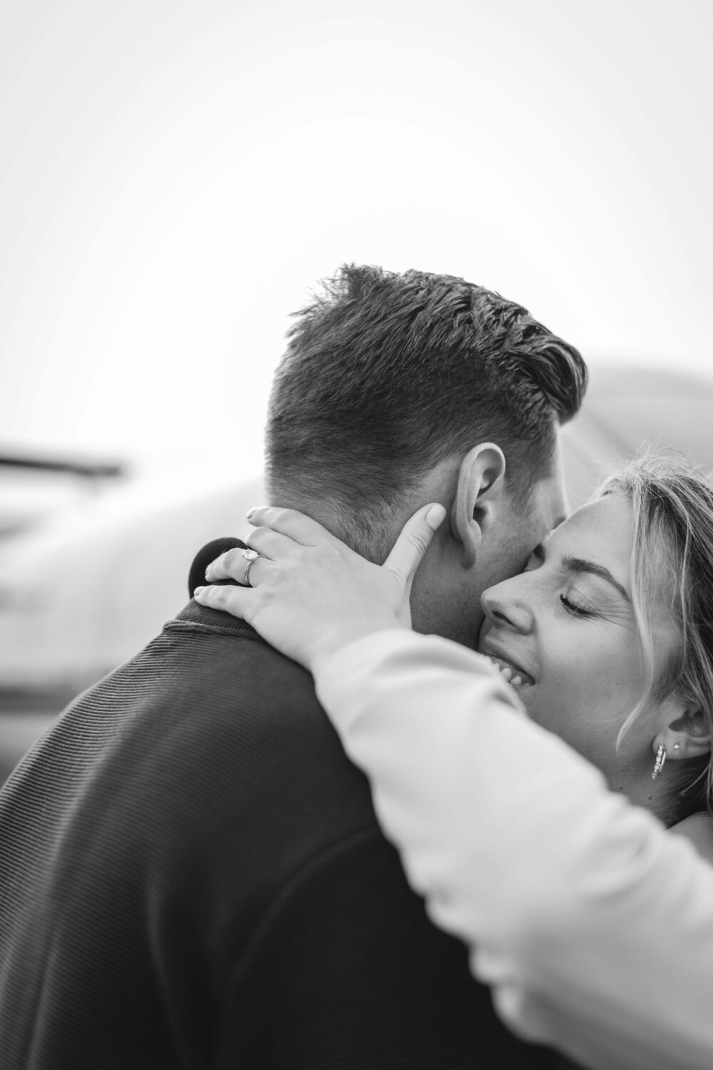 Romantic Airport Engagement Photos Private Plane