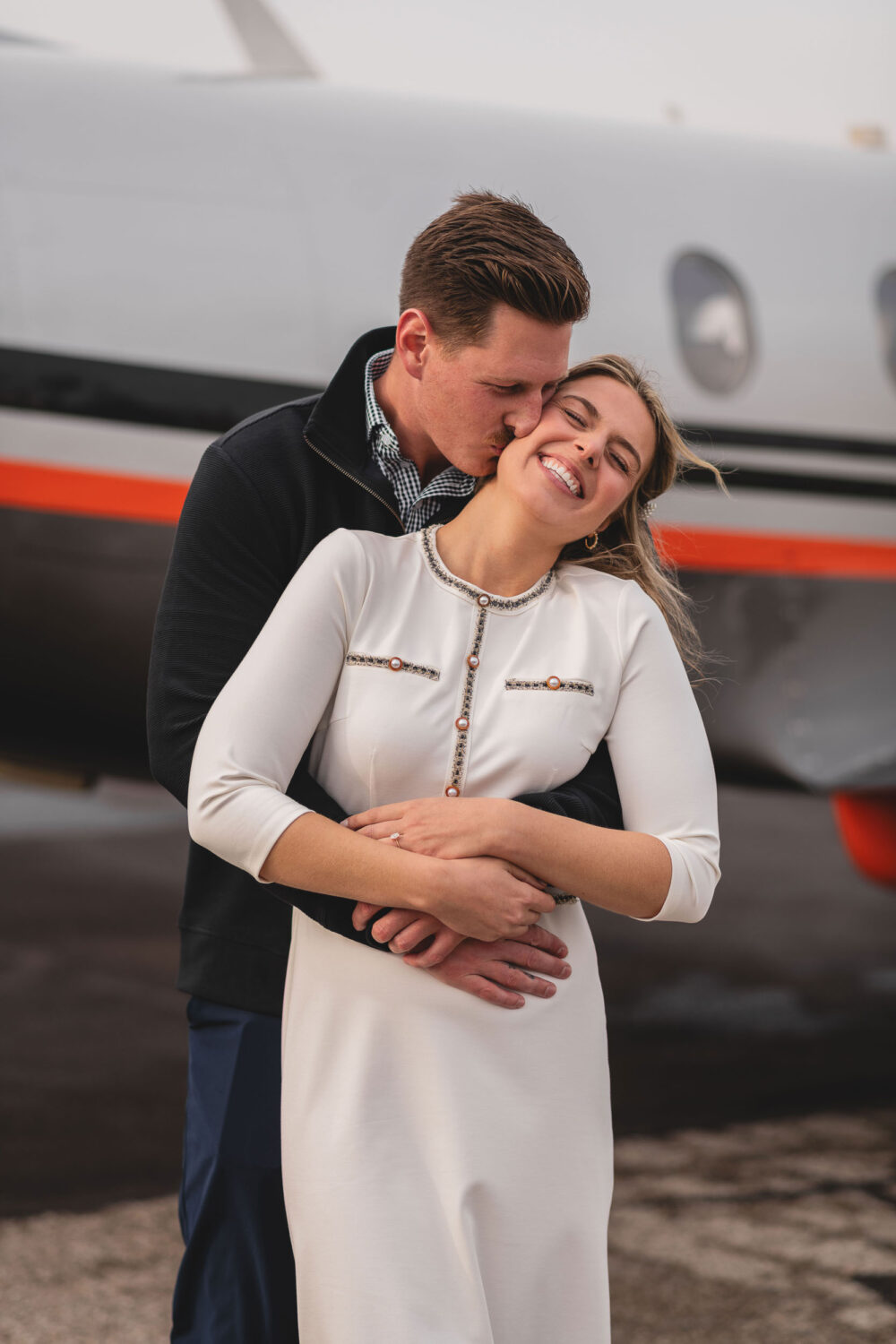 Region of Waterloo Airport Engagement Photoshoot