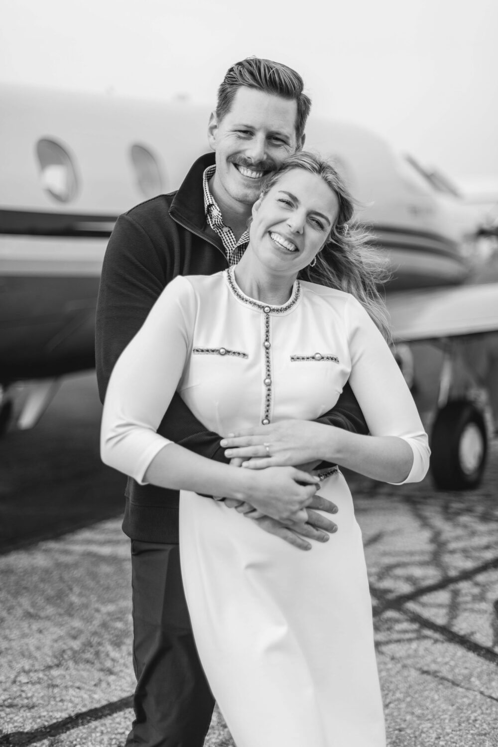 Region of Waterloo Airport Engagement Photoshoot