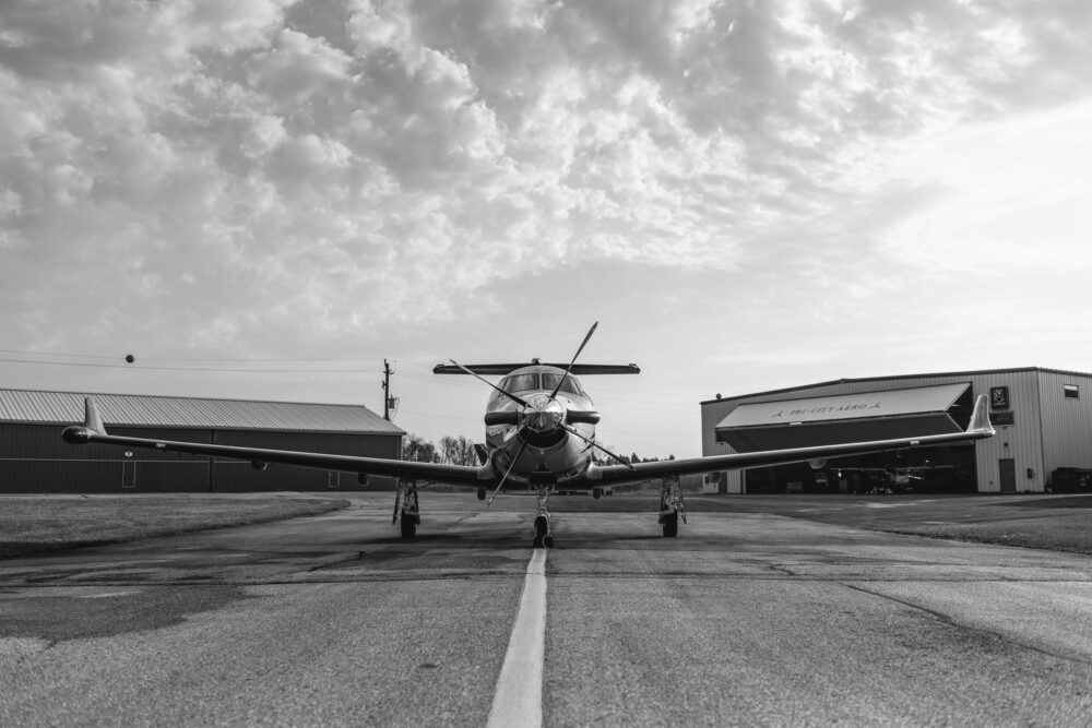 Waterloo Region Airport pilatus plane
