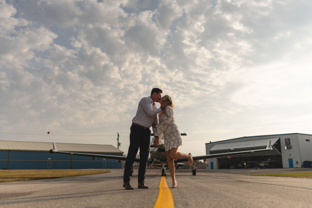 Waterloo Region Airport Engagement Photography