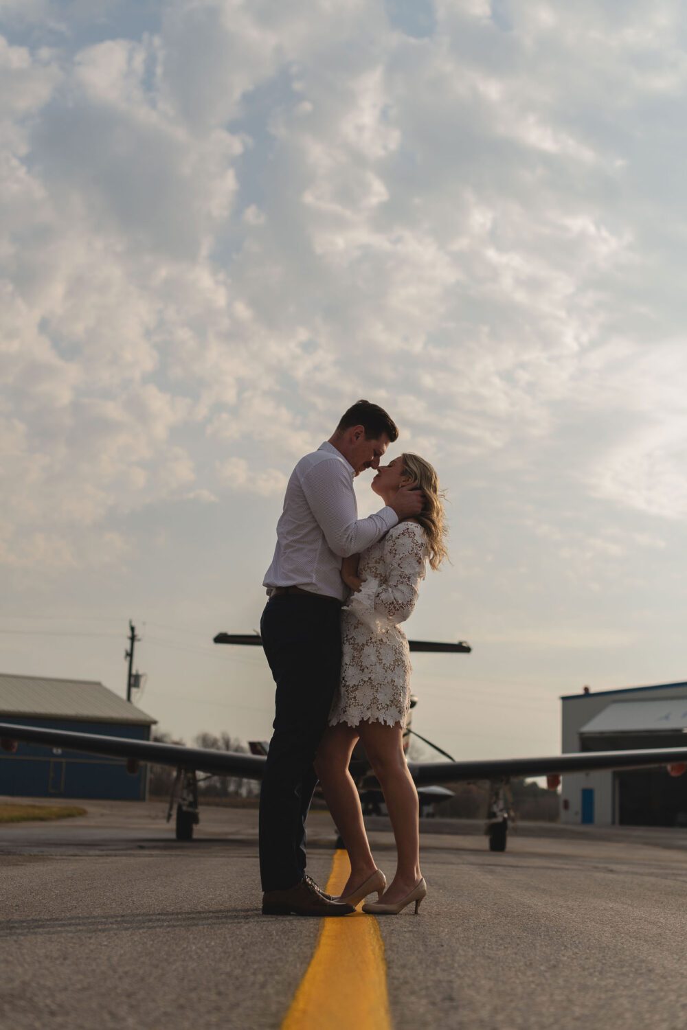 Waterloo Region Airport Engagement Photography