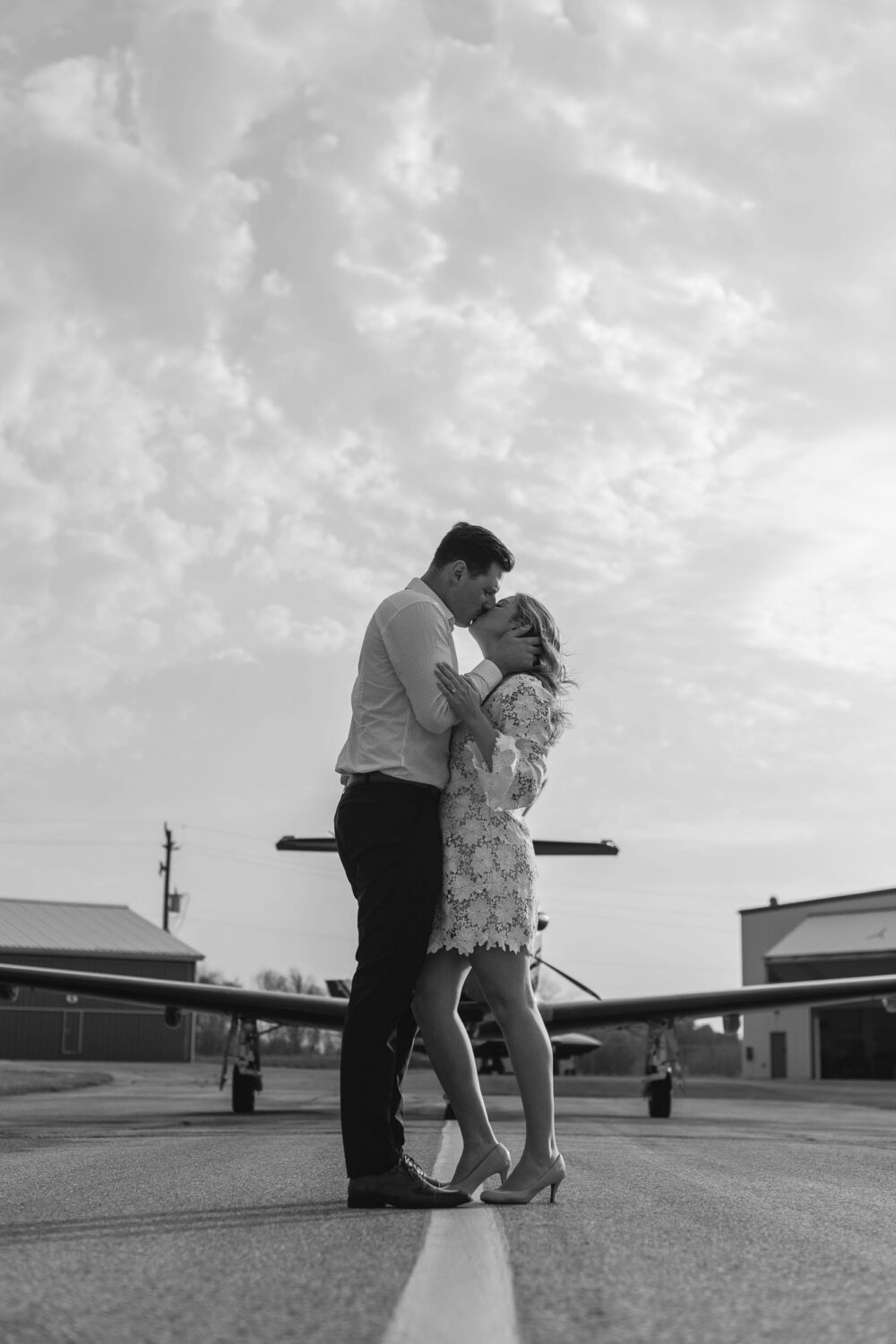 Waterloo Region Airport Engagement Photography