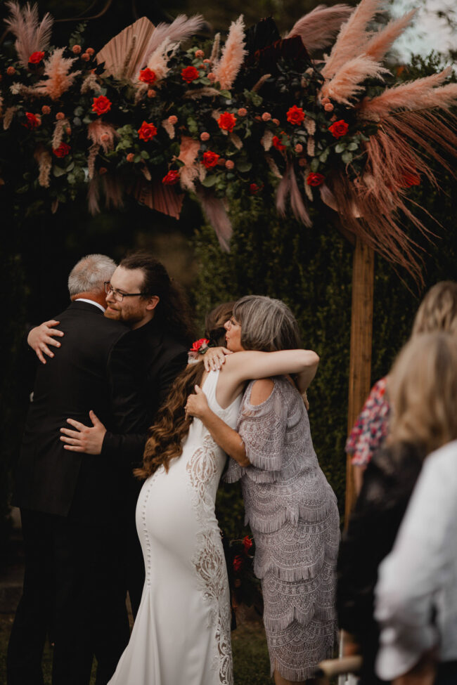 hessenland winery wedding ceremony photography