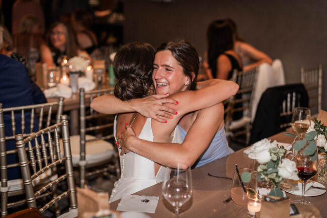 Fun wedding reception photography