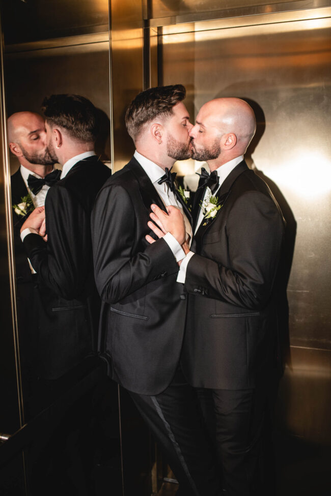 samesex groom groom fun wedding photos