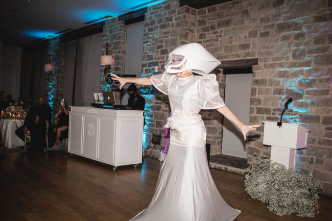 ivory towers drag queen wedding reception performance