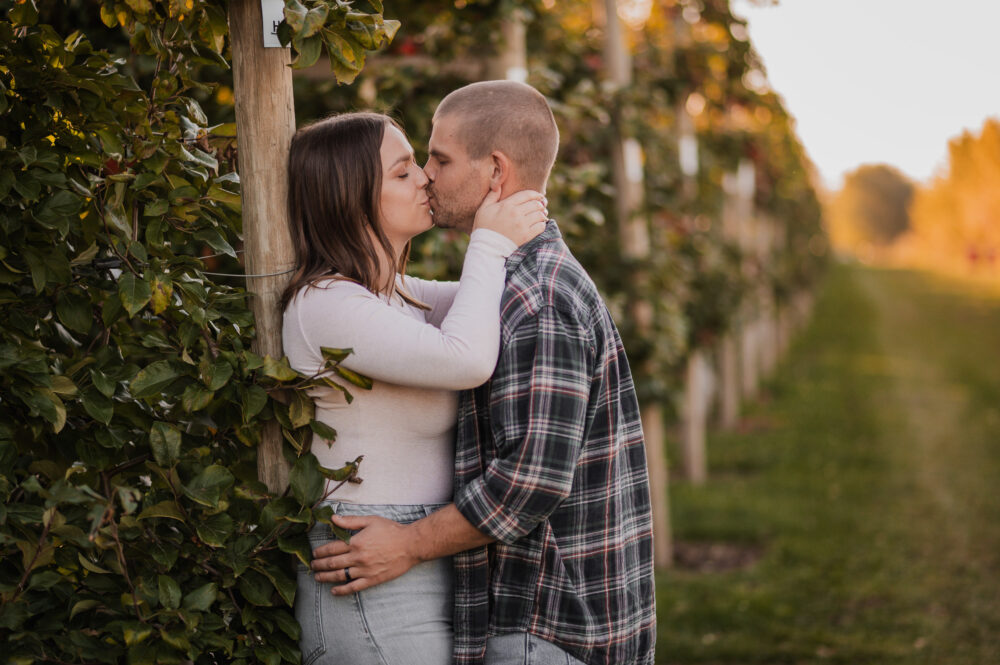 Shuh orchards engagement photoshoot