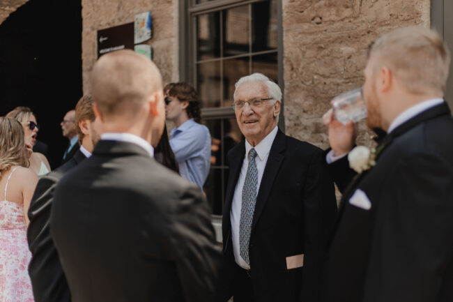 tapestry hall outdoor wedding ceremony