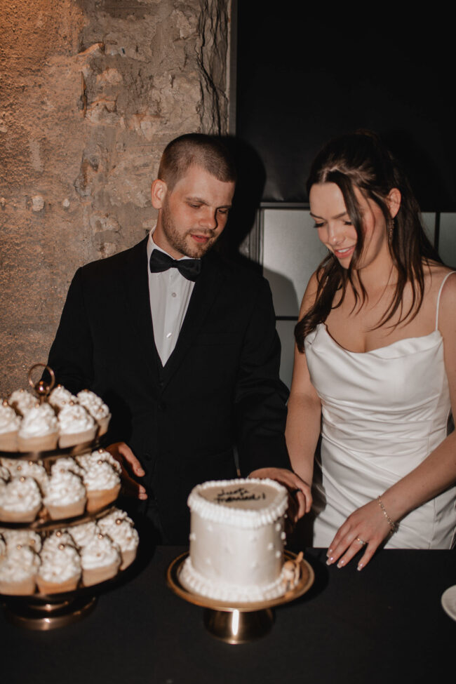 Tapestry Hall Wedding Cake Cutting