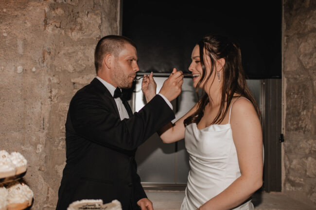 Tapestry Hall Wedding Cake Cutting