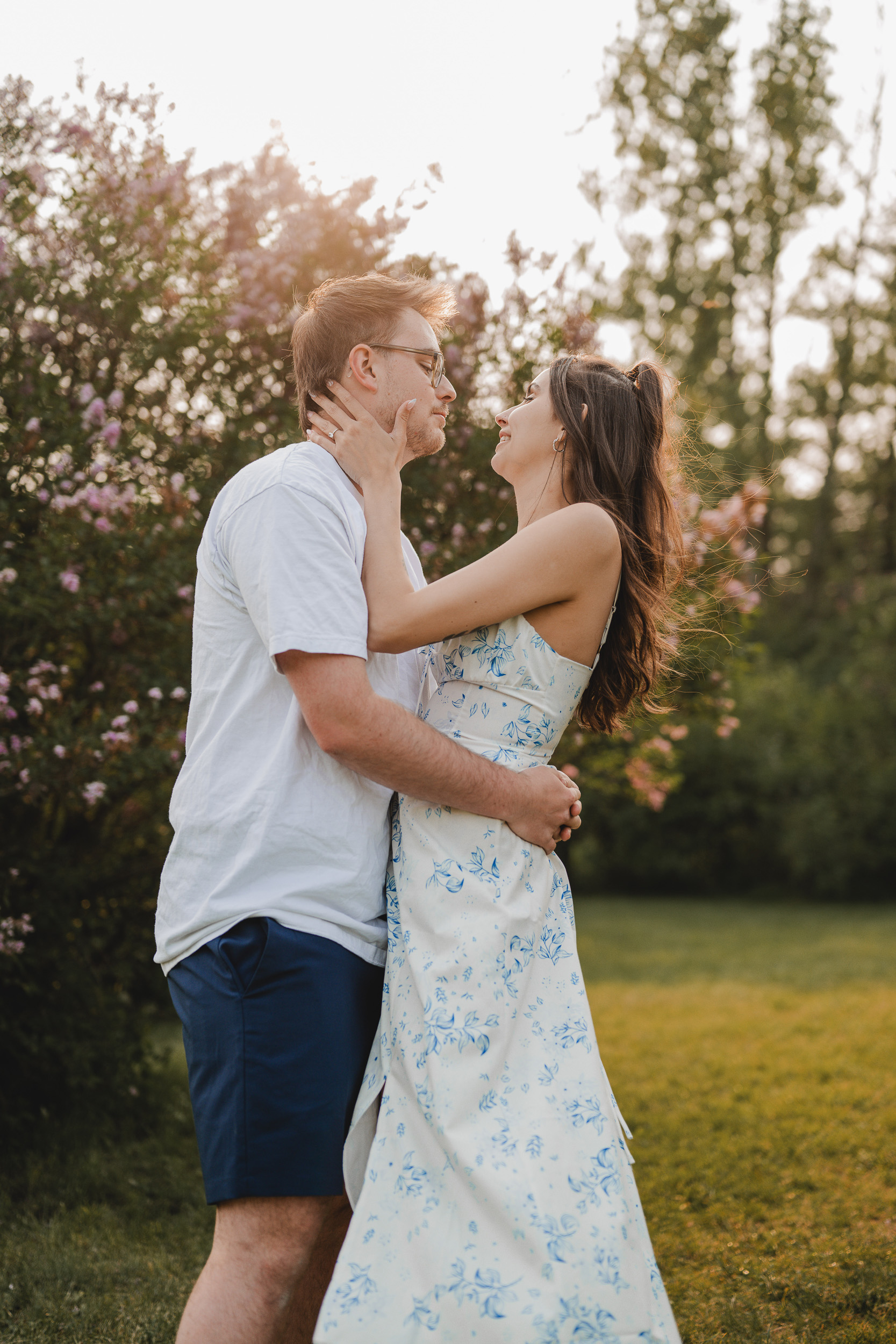 Guelph Arboretum Golden Hour Engagement Photography