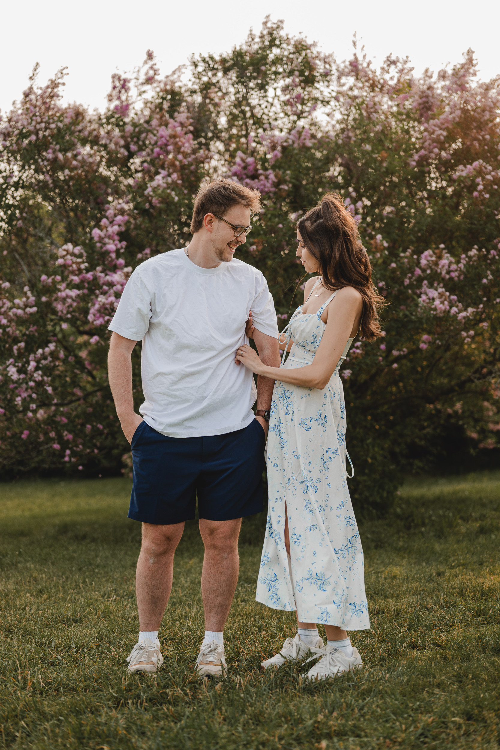 Guelph Arboretum Golden Hour Engagement Photography