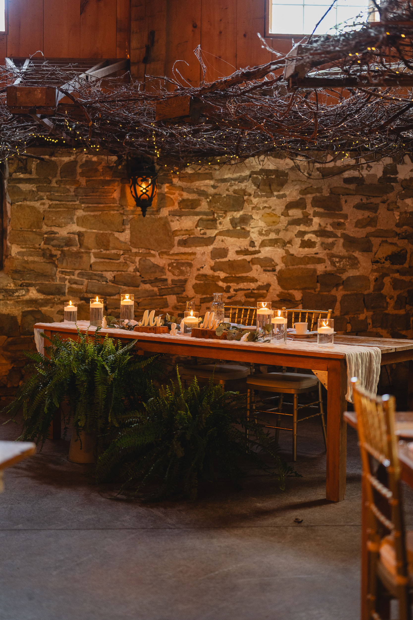 Honsberger Estate Winery Wedding Reception